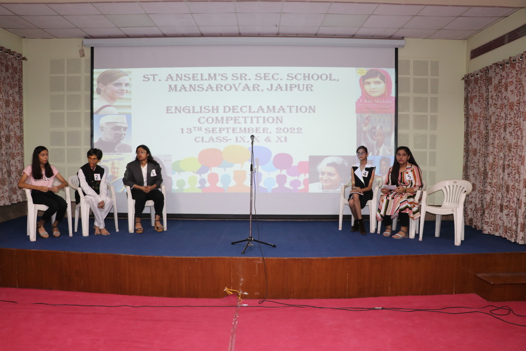ENGLISH DECLAMATION COMP. 13-09-2022