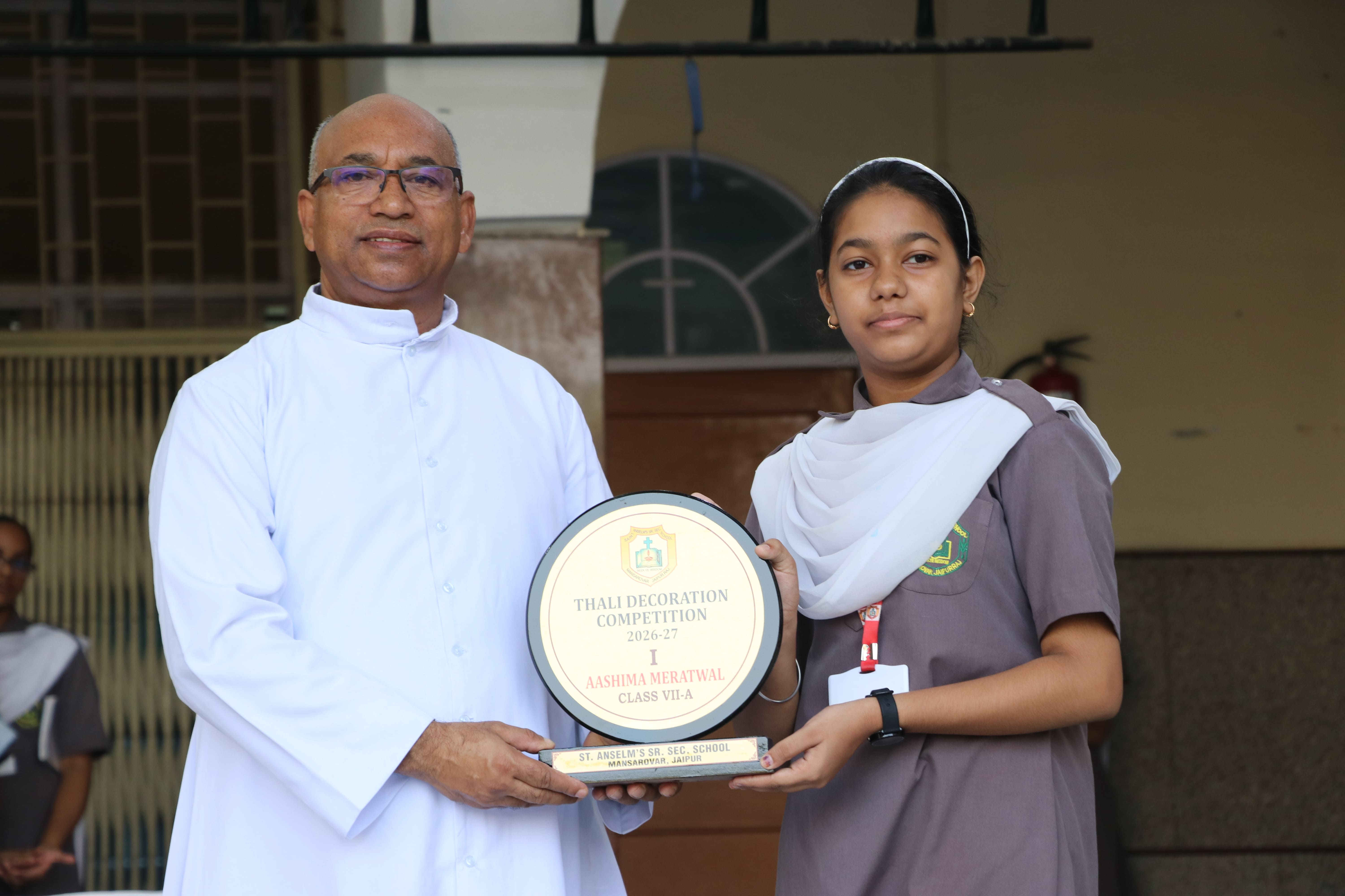 Winners of Thali Decoration Competition |  24th September 2026 | Class VII
