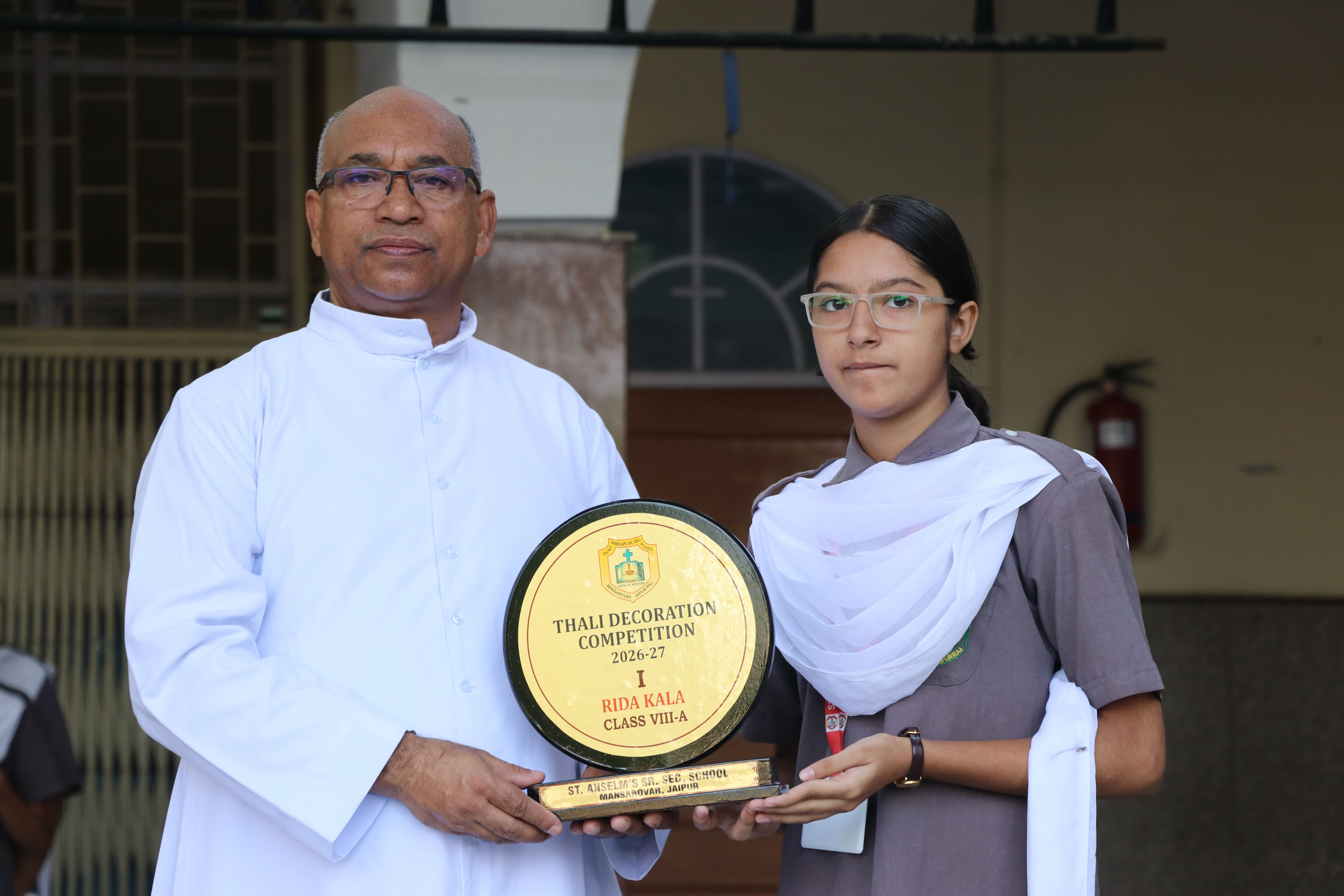 Winners of Thali Decoration Competition |  24th September 2026 | Class VIII