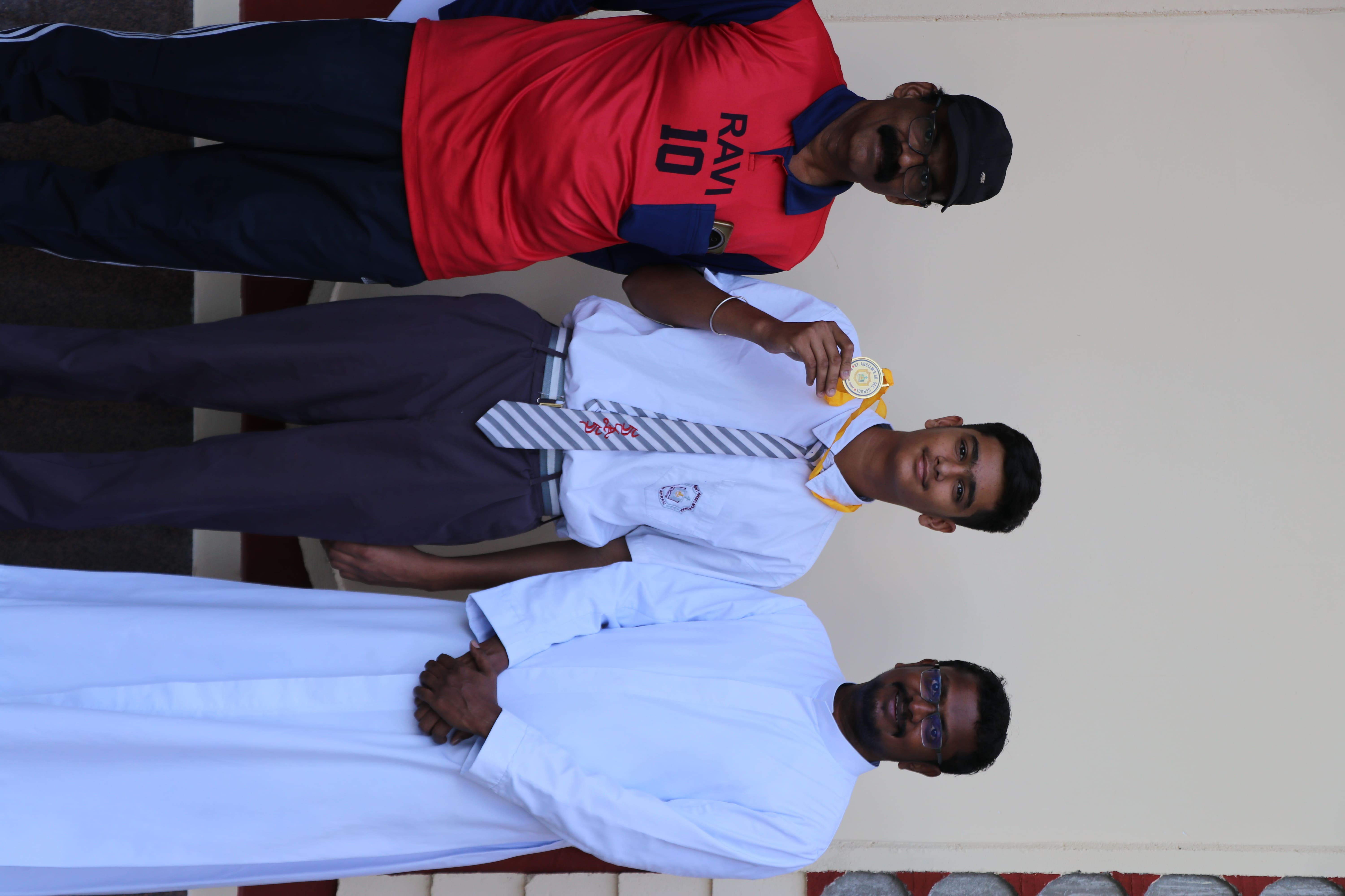 Winners of Inter-house Badminton Tournament U-17 Boys